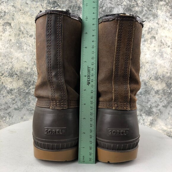 Sorel Men\'s Size 11 Kaufman Canada Ice Pac Wool Lined Lace-Up Winter Boots FAIR main image 15